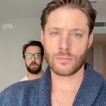 Jensen Ackles Instagram – More blue cardigan shenanigans with @realadamrose