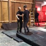 Jensen Ackles Instagram - Me and @robhayter workin out a piece of the fight sequence in tonight’s episode #AtomicMonsters. Directing this fight was a highlight for me. Thanks to Rob and the whole stunt crew...who kicked this one in the ass! Tune in tonight and tell me what you think. #spnfamily #spnstunts