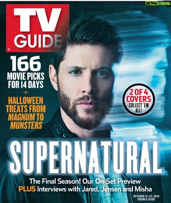 Jensen Ackles Instagram - Once again @TVGuideMagazine is helping us kick off our premier week with a few magazine covers. Thanks to all those who have supported us for so many years. It has been an honor. It has changed my life. Now let’s get this show on the road! #spnfamily #EndOfTheRoadTour #spn15