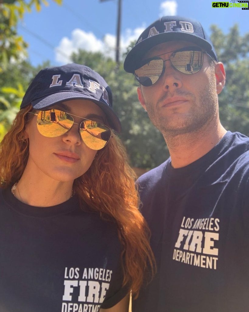 Jensen Ackles Instagram - Although I don’t live in L.A. anymore, it still plays a very big role in my life. With fire season upon us and predicted to be worse than last year...I wanted to show support to the heroes who have been and will be on the front lines. Join me in showing your support by grabbing your LAFD gear at SupportLAFD.shop. 😎😎👨‍🚒👨‍🚒
