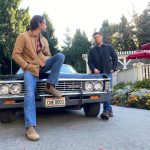 Jensen Ackles Instagram - Woke up at 6am this morning. That alarm went off with a heavy tone. Today is the final day of a 15 year journey. One that has changed my life forever. To those I have worked with on this journey and to those who have watched and supported...you will never understand my great appreciation for you. “Thank you” doesn’t cover it. There just aren’t words. I’m so grateful for these memories that I will carry with me forever. What a ride it has been. And what a run. #spnfamilyforever here are a few shots from our final days...including today. I’ll try and send more later, but in true SPN form...we are in the middle of “nowhere” and have zero service. Go figure. Stay tuned.