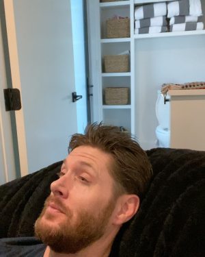 Jensen Ackles Instagram - Just a couple of #Daddy’sGirls.  Okay, really they’re just practicing for their Mom tomorrow.  But I’ll take it.  Happy Saturday folks.