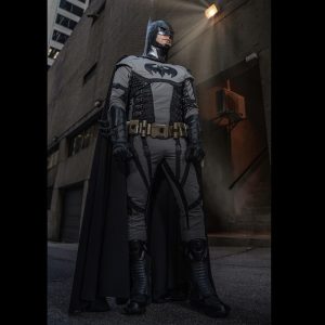 Jensen Ackles Instagram - Wishing everyone a Happy and Long Halloween! Thanks to @arachnobite for this crazy, awesome suit and for convincing me to take these pics. (Didn’t think the hotel was gonna let us on the roof...glad they did). Stay safe out there, kids.  #batman #longhalloween