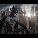 Jensen Ackles Instagram - Wishing everyone a Happy and Long Halloween! Thanks to @arachnobite for this crazy, awesome suit and for convincing me to take these pics. (Didn’t think the hotel was gonna let us on the roof...glad they did). Stay safe out there, kids. #batman #longhalloween