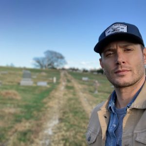 Jensen Ackles Instagram - Lawrence, Kansas.  Nearly 15 years ago we set out to tell a story based in this bucolic gem of a town.  And more specifically, this exact graveyard. The Stull Cemetery. Was an odd feeling walking these grounds...knowing the end of our Supernatural journey will be coming to an end soon.  It’s a heavy reflection kinda Saturday. (📷 @bodyguard13 )