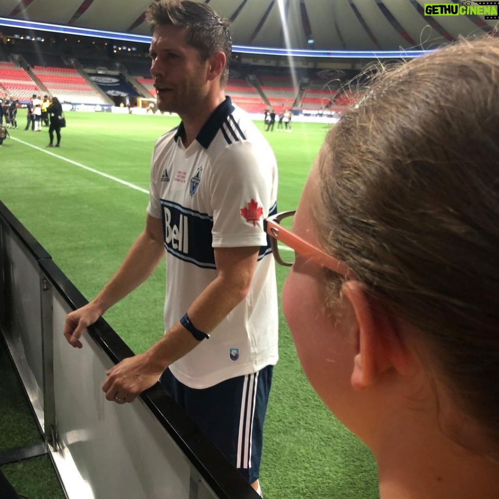 Jensen Ackles Instagram - Thanks to the @whitecapsfc for hosting us today. Had a blast playin and raisin money for all the charities. Good to hang with a bunch of @cw_supernatural alumni. Now I’m gonna have an ice bath! 🥴