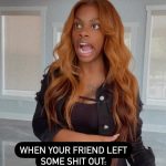 Jess Hilarious Instagram - When your friend stay in some shit but can’t fight 🙄😒 TAG A FRIEND #jesshilarious Wig from @iamteighlormade ‼️