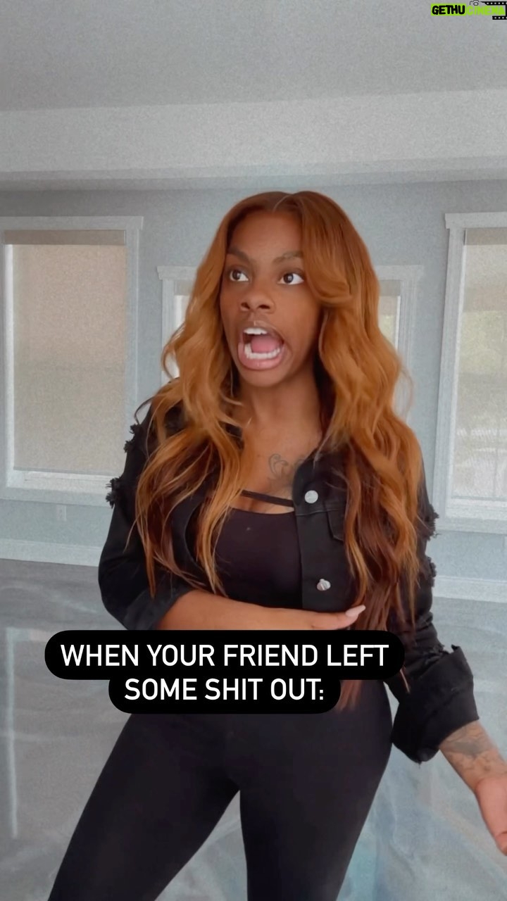 Jess Hilarious - 232K Likes - When your friend stay in some shit but can’t fight 🙄😒
TAG A FRIEND #jesshilarious
Wig from @iamteighlormade ‼️