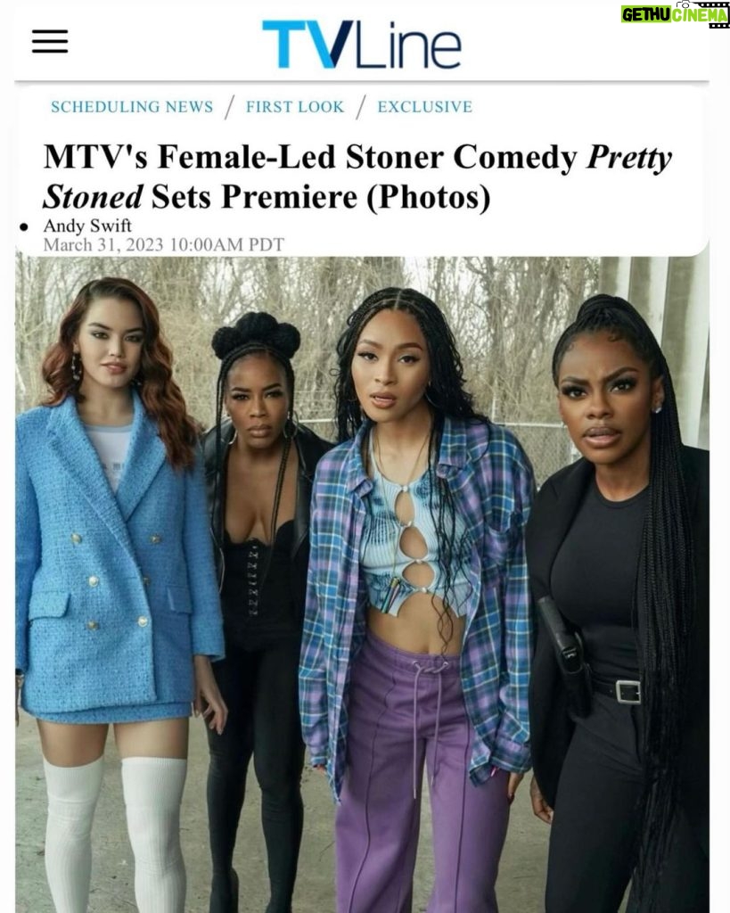 Jess Hilarious Instagram - ITS UP🔥🍿Tune In🤩 #MTVPrettyStoned 💨The Movie 🎥 Airs 4/19 @ 8p ET/PT on @MTV Pretty Stoned