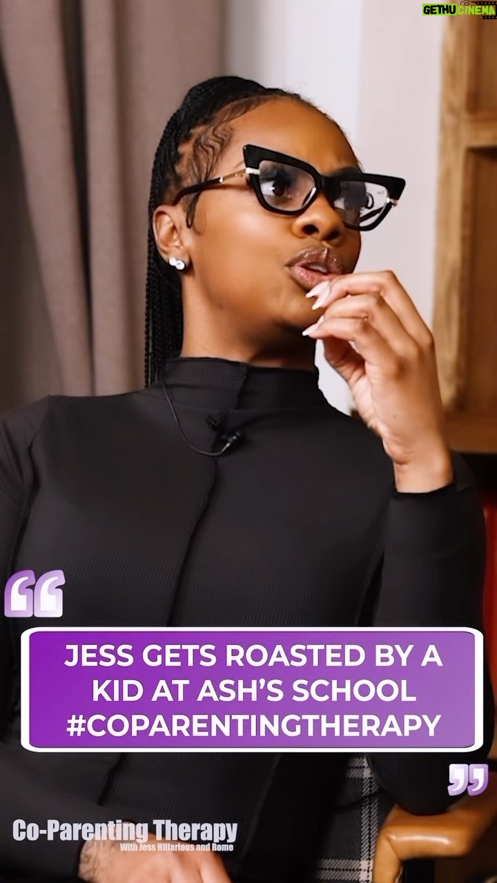 Jess Hilarious Instagram - Does your parents defend your kid’s behavior? NEW EPISODE🎉 #youtube #COPARENTINGTHERAPY 🤩🍷🥂 ALL NEW EPISODES 🔥 And this time we’re helping OTHERS CoParent diligently without having to actually be together or in the same household. Want to appear on the show? Need help coparenting with your kids’ other parent? Submit your stories to the @coparentingtherapy DM and we’ll get back to you there 😉 Glasses from @messyvisioneyewear Youtube