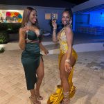 Jess Hilarious Instagram – Freaking Cheers ❤️ Aruba
My girls turned up with me.

Gown made by @kustomkreationsbyak Aruba Oranjestad
