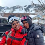 Jess Hilarious Instagram - Aspen ❄️ w/ cousin @brittney_moniique Lash tech @clementinelashartistry Aspen, Colorado