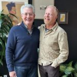 Jesse Tyler Ferguson Instagram - This week, the star of so many cult classics – from “Twin Peaks” to “Sex and the City” and “Showgirls” – Kyle MacLachlan joins Dinner’s On Me! Over a tomato tartine and niçoise salad, Kyle tells me about working with surrealist filmmaker David Lynch, that extremely memorable pool scene in “Showgirls,” and his new podcast Varnamtown. This episode was recorded at Zinque in West Hollywood, CA. Episode link is in the bio—don't wait, give it a listen! ❤️ Zinque - West Hollywood