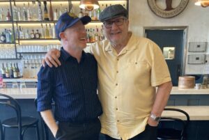 Jesse Tyler Ferguson Instagram - Season 2 is here! Dinner’s On Me is back and we’re kicking things off with someone very dear to my heart… Ed O’Neill. We spent 11 amazing seasons together on “Modern Family.” When I started the podcast, he was immediately on the top of my list. He has such amazing stories that you’re not going to believe. Six months after moving to NYC, he was hanging out with Tennessee Williams and Lucille Ball – can you believe? This guys life is one for the books, and so is he! I just adore him! 
 
Episode link is in the bio—don't wait, give it a listen! ❤️