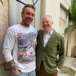 Jesse Tyler Ferguson Instagram - This week on Dinner’s On Me, "Parenthood” star and “Armchair Expert” podcast co-host Dax Shepard joins the show. Over a burger and beautiful crudité, Dax tells me about what it’s like to interrupt President Obama, the “Armchair Expert” episode that blew his mind, and him and Kristen’s differing approaches to Instagram haters. This episode was recorded at Cara Restaurant at the Cara Hotel in Hollywood, CA. Episode link is in the bio—don't wait, give it a listen! ❤️