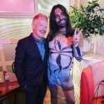 Jesse Tyler Ferguson Instagram - Hey Dinner’s On Me fam! I really enjoy being able to share my personal story with y’all – from growing up as a quirky Broadway loving kid in Albuquerque, to my marriage to Justin and parenting our two sons. I’ve been lucky to have guests come on the show and share their stories as well. This week, I want to revisit a couple of those conversations. First up, “Star Trek” star Zachary Quinto. Over salads at American Bar in the West Village, we discuss his decision to come out publicly on his own terms, and our fun romps around Silver Lake gay bars in our 20s. Then, “Getting Curious with Jonathan Van Ness” podcast host and “Queer Eye” star Jonathan Van Ness. Over oysters and lobster pasta at Bad Roman off Columbus Circle, Jonathan tells me what it’s like to live in Texas as a queer person, their journey to discovering their nonbinary identity, and why a guinea pig named Peanut is causing a stir in some libraries. Episode link is in the bio—don't wait, give it a listen! ❤️ caption...