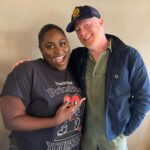 Jesse Tyler Ferguson Instagram - This week on Dinner’s On Me, Oscar and Tony nominated star of “The Color Purple” Danielle Brooks joins the show. Over tuna melts and Thai steak salad, Danielle tells me what it was like to inherit a role from Oprah Winfrey herself and losing her anonymity overnight with the success of Netflix’s “Orange is the New Black.” This episode was recorded at Superba Food + Bread in Hollywood, CA. Episode link is in the bio—don't wait, give it a listen! ❤️ Superba Food + Bread Hollywood