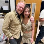 Jesse Tyler Ferguson Instagram - Got to see my talented pretend daughter @aubreyandersonemmons in her high school production of THE BURN. It's crazy to think Aubrey was just a few months older than Beckett when I met her! Look at her now!!! Congrats, Aubrey! You were SO great! Love you! You make a pretend papa proud ❤️ Los Angeles, California