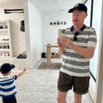 Jesse Tyler Ferguson Instagram - T(winning) with Beckett.