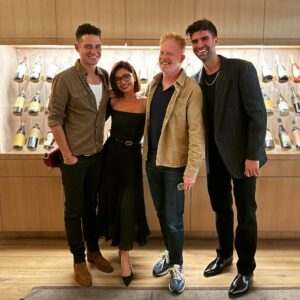 Jesse Tyler Ferguson Instagram - A (very) tardy celebration of the first anniversary of my favorite couple I’ve ever had the honor of marrying. ❤️