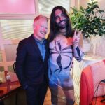 Jesse Tyler Ferguson Instagram - Well, say hello to @jvn, my lovely guest on this week’s Dinner’s on Me episode! 👋🍽️🎧🫶 On this episode, Jonathan Van Ness and I enjoy delicious martinis and oysters at @badromannyc in New York City. Jonathan tells me what it’s like to live in Texas as a queer person, how they came out as HIV positive, and of course figure skating. New ep is in the bio—hurry and give it a listen ❤️ (This episode was recorded on September 11, 2023.) Bad Roman