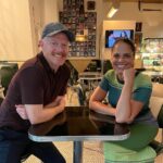 Jesse Tyler Ferguson Instagram - It’s @soledadobrien week on the pod, everyone!🍽️🎧🫶🍔🥤 I was thrilled to have her join me for this week’s Dinner’s on Me ep at the iconic @harlemshakenyc in New York. While it absolutely poured outside, we managed to keep totally dry at a table out on their covered patio. The burgers and shakes were delicious, but the brain freeze was REAL. I tried to take a photo of my Harlem Burger and Red Velvet Milkshake bur...well you'll see. In this episode, we discuss Soledad’s impressive reporting career, earning accolades for her coverage of Hurricane Katrina in 2005 and the 2010 earthquake in Haiti. Plus, we get her take on why cases of Black missing men and women don’t get enough attention in the U.S., objectivity in journalism, and the state of the Republican Party. Head to my bio for the ep link—you truly won’t want to miss this one. (This episode was recorded on September 8, 2023.) Harlem Shake