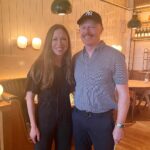 Jesse Tyler Ferguson Instagram - Well, say hello to @chelseaclinton, my lovely guest on this week’s Dinner’s on Me episode! 👋🍽️🎧🫶 On this episode, Chelsea and I enjoy delicious salmon salads in a little green booth at one of our Flatiron favorites in NYC, @upland_nyc. She tells me all about growing up in the public eye, potty training toddlers and advice for people nervous about this political moment. New ep is in the bio—hurry and give it a listen ❤️ (This episode was recorded on September 8, 2023.) Upland NYC
