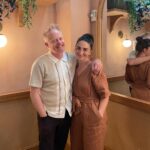 Jesse Tyler Ferguson Instagram – Y’all. It’s @sarabareilles week this week on my podcast, Dinner’s on Me! ❤️🎧🍽️ Over Israeli pastries and Tunisian salad at @kfar_bk in Brooklyn, she shared what it was like being bullied as a kid, how she copes with her anxiety, and why it was so important to wear a specific dress to the Tony Awards. Get ready to listen to a fantastic convo—you’re in for a treat. You know where to go—link in bio! (This episode was recorded on June 14, 2023). K’Far Brooklyn