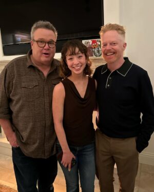 Jesse Tyler Ferguson Instagram - Nearly perfect @modernfamily reunion. We even had our two dads Chris Lloyd & Steve Levitan there!