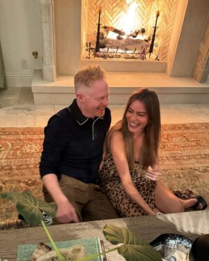 Jesse Tyler Ferguson Instagram - Nearly perfect @modernfamily reunion. We even had our two dads Chris Lloyd & Steve Levitan there!