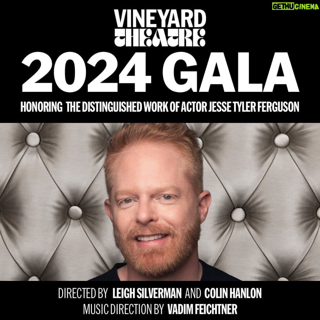 Jesse Tyler Ferguson Instagram - Join us on February 26 for a fun and starry night benefiting Vineyard Theatre! Our Annual Gala will include cocktails, a gourmet dinner, and a Gala Performance with tributes to Jesse Tyler Ferguson, and toasts to Christina Poon and Rosemarie Bray. Plus a live auction including a one-of-a-kind experience at @whotels New York – Union Square, that will launch its innovative redesign this spring by architect and theatre designer David Rockwell (@rockwellgroup). The gala show will be directed by Leigh Silverman (director of Vineyard’s HARRY CLARKE and SANDRA) and Colin Hanlon (cast of Vineyard’s DOT) with musical direction by Vadim Feichtner (...SPELLING BEE). Get your tickets and more info at our #linkinbio Edison Ballroom