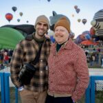 Jesse Tyler Ferguson Instagram - returned back home to the 505 to show the kiddos Beckett and Sullivan the magic of balloon fiesta & where their papa grew up 🎈🌶️ thanks for the magic @bishopslodgeauberge, @balloonfiesta & @m_marketingguru Bishop's Lodge, Auberge Resorts Collection
