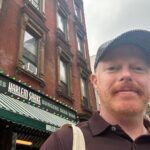 Jesse Tyler Ferguson Instagram - It’s @soledadobrien week on the pod, everyone!🍽️🎧🫶🍔🥤 I was thrilled to have her join me for this week’s Dinner’s on Me ep at the iconic @harlemshakenyc in New York. While it absolutely poured outside, we managed to keep totally dry at a table out on their covered patio. The burgers and shakes were delicious, but the brain freeze was REAL. I tried to take a photo of my Harlem Burger and Red Velvet Milkshake bur...well you'll see. In this episode, we discuss Soledad’s impressive reporting career, earning accolades for her coverage of Hurricane Katrina in 2005 and the 2010 earthquake in Haiti. Plus, we get her take on why cases of Black missing men and women don’t get enough attention in the U.S., objectivity in journalism, and the state of the Republican Party. Head to my bio for the ep link—you truly won’t want to miss this one. (This episode was recorded on September 8, 2023.) Harlem Shake