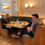 Jesse Tyler Ferguson Instagram - Well, say hello to @chelseaclinton, my lovely guest on this week’s Dinner’s on Me episode! 👋🍽️🎧🫶 On this episode, Chelsea and I enjoy delicious salmon salads in a little green booth at one of our Flatiron favorites in NYC, @upland_nyc. She tells me all about growing up in the public eye, potty training toddlers and advice for people nervous about this political moment. New ep is in the bio—hurry and give it a listen ❤️ (This episode was recorded on September 8, 2023.) Upland NYC