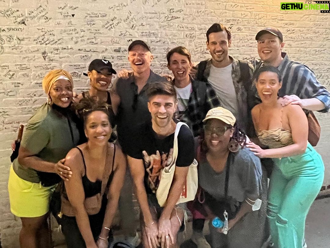 Jesse Tyler Ferguson Instagram - 48 hours in NYC! Recording more episodes of Dinners On Me. Seeing two of my favorite Broadway shows: @shuckedmusical & @herelieslovebway. Celebrating @justinmikita's 38th birthday! I ❤️ 🗽
