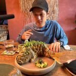 Jesse Tyler Ferguson Instagram - I hope everyone had a wonderful Labor Day weekend! It’s Dinner’s on Me Tuesday and this week on the pod is @harryshumjr 👏🍽️🎧 We ate at the amazing @mirate.losangeles—just look at the size of that whole fried snapper, I mean, come on! On the episode, Harry discusses his early dance career, working with Michelle Yeoh on Everything Everywhere All At Once, and Asian American representation in Hollywood. We had such a good convo, and yes, the meal was equally delicious. Have a listen—ep in bio. (This episode was recorded on June 30, 2023.) Mirate