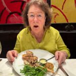 Jesse Tyler Ferguson Instagram - Weeeeelllll, shit. My @cocainebear partner in crime! 🫶🐻 The incomparable @margomartindale drops by to dine with me for this week’s episode of my pod, Dinner’s on Me. 🍽️🎧 Isn’t she just the best? There’s no one who makes me laugh harder. I adore her SO MUCH… in case it wasn’t already obvious. Over shrimp scampi and fancy fusilli at @mareanyc in Manhattan, Margo tells me about odd jobs in her early acting days—such as working as a private eye—plus we get into what it was like working together on Cocaine Bear. We had a blast, y’all. You know the deal: head to my bio for this week’s episode. (This episode was recorded on June 13, 2023.) Swipe all the way through for a peak at us recreating our high school performances in Bye Bye Birdie 😆❤️🫣 Marea