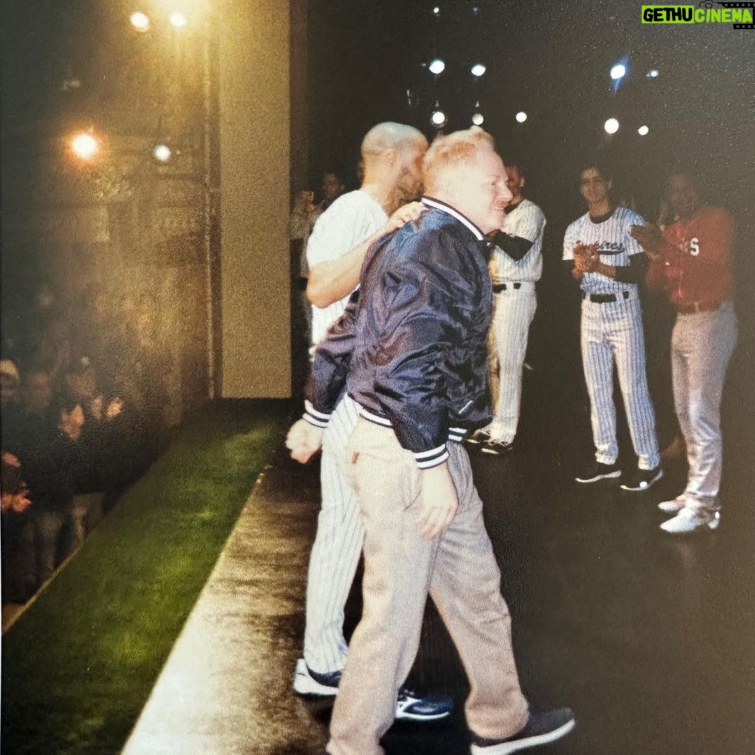 Jesse Tyler Ferguson Instagram - Some shots that my buddy @nueves took with his disposable camera during our last performance of Take Me Out. He just sent me these & it made me miss all these guys so much. Broadway Theater District