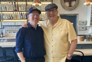 Jesse Tyler Ferguson Instagram - Season 2 is here! Dinner’s On Me is back and we’re kicking things off with someone very dear to my heart… Ed O’Neill. We spent 11 amazing seasons together on “Modern Family.” When I started the podcast, he was immediately on the top of my list. He has such amazing stories that you’re not going to believe. Six months after moving to NYC, he was hanging out with Tennessee Williams and Lucille Ball – can you believe? This guys life is one for the books, and so is he! I just adore him! 
 
Episode link is in the bio—don't wait, give it a listen! ❤️