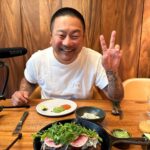 Jesse Tyler Ferguson Instagram – @chefroychoi and I had so much fun for this week’s episode of my podcast, Dinner’s on Me! ✌️🎧🍽️ Over incredible duck carnitas at @damiandtla in LA, I chat with Roy about the rise of Kogi, hanging out on Hollywood Boulevard as a teen, and what it was like to watch his parents close the family restaurant. It was such a great convo and the meal was truly delish—I mean, the photos speak for themselves! You’ll love the listen—catch the new episode in my bio. (This episode was recorded on May 25, 2023). Damian