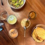 Jesse Tyler Ferguson Instagram - @chefroychoi and I had so much fun for this week’s episode of my podcast, Dinner’s on Me! ✌️🎧🍽️ Over incredible duck carnitas at @damiandtla in LA, I chat with Roy about the rise of Kogi, hanging out on Hollywood Boulevard as a teen, and what it was like to watch his parents close the family restaurant. It was such a great convo and the meal was truly delish—I mean, the photos speak for themselves! You’ll love the listen—catch the new episode in my bio. (This episode was recorded on May 25, 2023). Damian