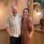 Jesse Tyler Ferguson Instagram – Y’all. It’s @sarabareilles week this week on my podcast, Dinner’s on Me! ❤️🎧🍽️ Over Israeli pastries and Tunisian salad at @kfar_bk in Brooklyn, she shared what it was like being bullied as a kid, how she copes with her anxiety, and why it was so important to wear a specific dress to the Tony Awards. Get ready to listen to a fantastic convo—you’re in for a treat. You know where to go—link in bio! (This episode was recorded on June 14, 2023). K’Far Brooklyn
