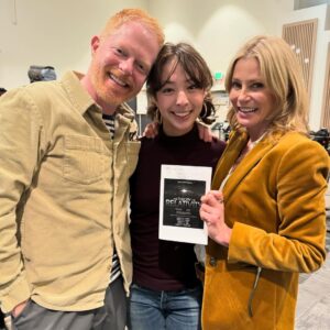 Jesse Tyler Ferguson Instagram - Took my sis to see the kiddo in her school musical, The Theory of Relativity. So proud of you @aubreyandersonemmons! If you are near @viphstheatre go check it out this weekend. ❤️
