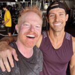 Jesse Tyler Ferguson Instagram - Happy trails to my friend (and trainer) @tylerlough! He hates touching my sweat so this is how you know it's real love. Brickhouse Boxing Club