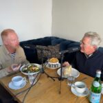 Jesse Tyler Ferguson Instagram - This week, the star of so many cult classics – from “Twin Peaks” to “Sex and the City” and “Showgirls” – Kyle MacLachlan joins Dinner’s On Me! Over a tomato tartine and niçoise salad, Kyle tells me about working with surrealist filmmaker David Lynch, that extremely memorable pool scene in “Showgirls,” and his new podcast Varnamtown. This episode was recorded at Zinque in West Hollywood, CA. Episode link is in the bio—don't wait, give it a listen! ❤️ Zinque - West Hollywood