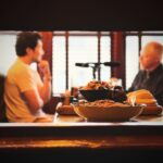 Jesse Tyler Ferguson Instagram - This week on Dinner’s On Me, “Barbie” and “Shang-Chi and the Legend of the Ten Rings” star Simu Liu joins the show. Over soup dumplings and BBQ pork, Simu tells me why he initially kept acting as a secret from his parents, how “Good Will Hunting” played a role in nabbing his part as Marvel superhero Shang Chi, and how he feels about Asian American representation in Hollywood. This episode was recorded at The Formosa Cafe in West Hollywood, CA. Episode link is in the bio—don't wait, give it a listen! ❤️