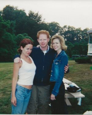 Jesse Tyler Ferguson Instagram - Tonight my long time friend (swipe ⬅️ to see proof) @carriepreston is premiering in her OWN SHOW. I am honored  to appear in an upcoming  episode but everyone tune in tonight to watch the premiere of @elsbethcbs! @paramountplus
