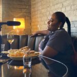 Jesse Tyler Ferguson Instagram - This week on Dinner’s On Me, Oscar and Tony nominated star of “The Color Purple” Danielle Brooks joins the show. Over tuna melts and Thai steak salad, Danielle tells me what it was like to inherit a role from Oprah Winfrey herself and losing her anonymity overnight with the success of Netflix’s “Orange is the New Black.” This episode was recorded at Superba Food + Bread in Hollywood, CA. Episode link is in the bio—don't wait, give it a listen! ❤️ Superba Food + Bread Hollywood