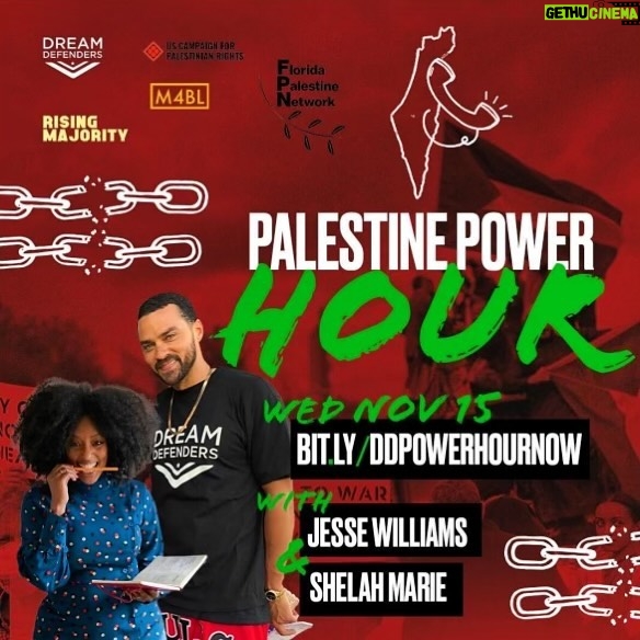 Jesse Williams Instagram - ci·vil·ian /səˈvilyən/ noun 1. a person not in the armed services or the police force. adjective 1. of, denoting, or relating to a person not belonging to the armed services or police The daily slaughter happening before your eyes makes absolutely no one safer. Deliberately killing civilians shook the world on Oct 7th. Then deliberately killing ELEVEN THOUSAND human beings- over FIVE THOUSAND CHILDREN is all we’ve done since. Slaughtered right in front of you. A wildly reckless and inefficient operation accomplishing nothing but death while recruiting resentment and despair. So we’re calling for a CEASEFIRE. We can do it together today. 3PM EST. We make it easy to be heard. Join me and @theshelahmarie real quick. Link in @thedreamdefenders bio. More love and consistency. 🕊️