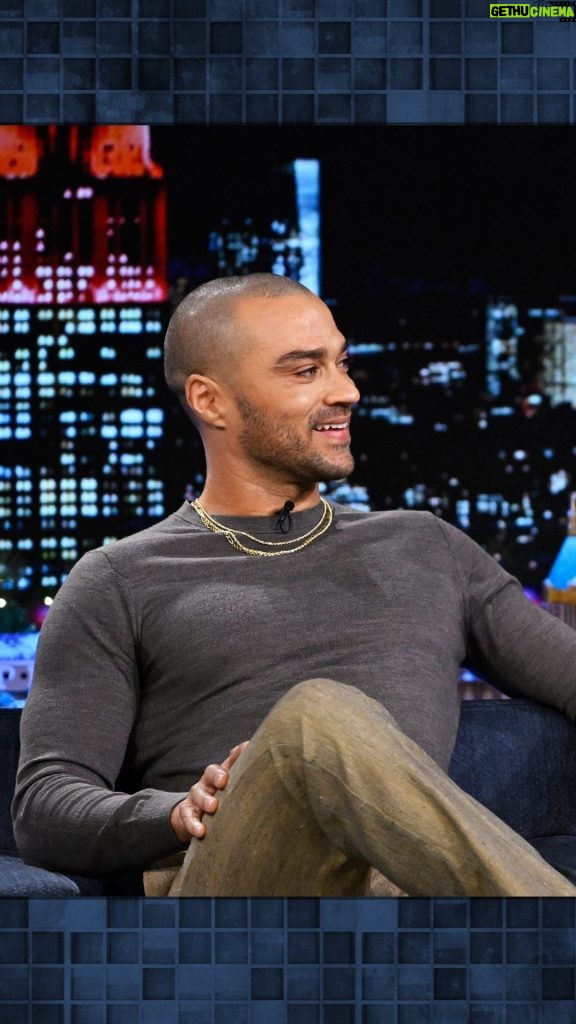 Jesse Williams Instagram - @ijessewilliams reflects on playing Little League as a kid and then playing an MLB player in @takemeoutbway. #FallonTonight The Tonight Show Starring Jimmy Fallon